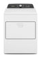 WHIRLPOOL WED5010LW 7.0 Cu. Ft. Top Load Electric Moisture Sensing Dryer