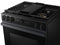 SAMSUNG NSG6DG8500MT Bespoke 6.0 cu. ft. Smart Slide-In Gas Range with Air Sous Vide & Air Fry in Matte Black Steel