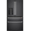 CAFE CXE22DP3PD1 Café™ ENERGY STAR® 22.3 Cu. Ft. Smart Counter-Depth 4-Door French-Door Refrigerator