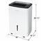 FRIGIDAIRE FFAP5034W1 Frigidaire 50 Pint Dehumidifier with Pump (Energy Star Most Efficient)