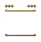 CAFE CXFCEHKPMCG Café(TM) Handle Kit - Range Brushed Brass