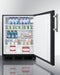 SUMMIT FF7LBLKMBL 24" Wide All-refrigerator