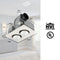 Two-Bulb Heater/Ventilation Fan 70 CFM, (2) 250W BR40 Infrared Bulbs, 4.0 Sones