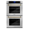 ZLINE KITCHEN AND BATH AWDZ30CB ZLINE 30" Autograph Edition Double Wall Oven with Self Clean and True Convection in Stainless Steel (AWDZ-30) [Color: Champagne Bronze]