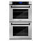 ZLINE KITCHEN AND BATH AWDZ30MB ZLINE 30" Autograph Edition Double Wall Oven with Self Clean and True Convection in Stainless Steel (AWDZ-30) [Color: Matte Black]