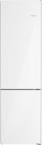 BOSCH B24CB80ESW 800 Series Free-standing fridge-freezer with freezer at bottom, glass door 24" White