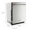 KITCHENAID KDTM405PPS 44 dBA Dishwasher in PrintShield(TM) Finish with FreeFlex(TM) Third Rack