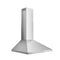 BROAN BWP1244SS Broan(R) 24-Inch Convertible Wall-Mount Pyramidal Chimney Range Hood, 450 Max CFM, Stainless Steel