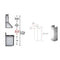 1-36" Chimney Extension for 9 ft. to 10 ft. Ceilings