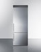 SUMMIT FFBF279SSXIMH72 28" Wide Bottom Freezer Refrigerator