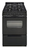 PREMIER BJK5X0BP 24 in. Freestanding Battery-Generated Spark Ignition Gas Range in Black