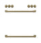 CAFE CXFCHHKPMCG Café(TM) Handle Kit - Range Brushed Brass