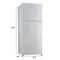 AVANTI FF14V3S Avanti Frost-Free Top Freezer Refrigerator, 14.3 cu. ft. Capacity