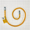 Gas Dryer Connector 4' - 1/2" MIP X 1/2" MIP, 1/2" OD AND 3/8" ID