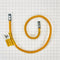 Gas Dryer Connector 4' - 1/2" MIP X 1/2" MIP, 1/2" OD AND 3/8" ID