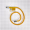 Gas Dryer Connector with 1/2" MIP x 1/2" FIP connector of 1/2" OD and 3/8" ID