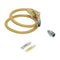 4' Gas Dryer Connector With 3 Fittings, Sealant, And Leak Detector