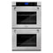 ZLINE 30 in. Professional Double Wall Oven with Self Clean in DuraSnow® Stainless Steel AWDS30