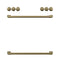 CAFE CXFCHHKPMCG Café(TM) Handle Kit - Range Brushed Brass