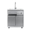 KOOLMORE KMOKSSWC 32 in. Sink with Cabinet in Stainless-Steel for Outdoor Kitchen (KM-OKS-SWC)