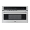 KOOLMORE KMCWO30SS 30 in. Built-In Microwave with Convection Oven and Air Fryer, 1.6 cu. ft. Capacity in Stainless-Steel (KM-CWO30-SS)
