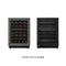 KOOLMORE KMCW46DZBPR KoolMore Reserve 24 in. Under-Counter Panel Ready Dual Zone Built-in Wine Cooler with Black Shelves and 45 Bottle Capacity in Black (KM-CW46DZ-BPR)