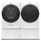 Whirlpool WFW9620HW 27 Inch Front Load Smart Washer & Whirlpool WGD8620HW 27 Inch Gas Dryer with Whirlpool WFP2715HW 15.5 Inch Pedestal for Front Load Washer and Dryer