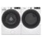 Whirlpool WFW5720RW 4.5 cu. ft. Smart Front Load Washer & Whirlpool WED5720RW 27 Inch Smart Electric Dryer