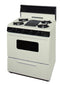 PREMIER BFK5S9TP 30 in. Freestanding Battery-Generated Spark Ignition Gas Range in Biscuit