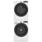 Whirlpool WFW5720RW 4.5 cu. ft. Smart Front Load Washer & Whirlpool WED5720RW 27 Inch Smart Electric Dryer with Whirlpool W10869845 Stack Kit for HybridCare, Long Vent and Standard Dryers