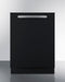 SUMMIT DW243BADA 24" Wide Built-in Dishwasher, ADA Compliant