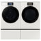 Samsung WF90F53ADY 27 Inch AI Ultra Capacity Front Load Washer & Samsung DV90F53AGY 27 Inch Front Load AI Ultra Capacity Gas Dryer with Samsung WE602NY 27 Inch Laundry Pedestal
