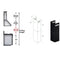 2-36" Chimney Extensions for 10 ft. to 12 ft. Ceilings