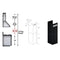 2-36" Chimney Extensions for 10 ft. to 12 ft. Ceilings