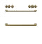 CAFE CXFCGHKPMCG Café(TM) Handle Kit - Range Brushed Brass