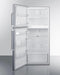 SUMMIT FF1513SSLHD 28" Wide Top Mount Refrigerator-freezer