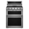 KITCHENAID KFGD500ESS 30-Inch 5 Burner Gas Double Oven Convection Range - Stainless Steel