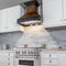 Wooden Wall Mount Range Hood - Includes Dual Remote Motor - 42 Inch / 700