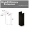 61" Wooden Chimney Extension for Ceilings up to 12.5 ft.