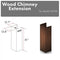 61" Wooden Chimney Extension for Ceilings up to 12.5 ft.