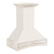 36 In. Ducted Wooden Wall Mount Range Hood In Cottage White