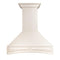 36 In. Ducted Wooden Wall Mount Range Hood In Cottage White