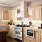 36 In. Ducted Wooden Wall Mount Range Hood In Cottage White