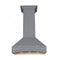 Wooden Wall Mount Range Hood - 30 inch