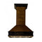 36" Ducted Wooden Wall Mount Range Hood and Hamilton - 36 inch