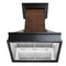 36" Ducted Wooden Wall Mount Range Hood and Hamilton - 36 inch