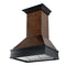 36" Ducted Wooden Wall Mount Range Hood and Hamilton - 36 inch