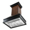 30" Ducted Wooden Wall Mount Range Hood with Dual Remote Blower and Hamilton