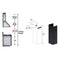 61" Wooden Chimney Extension for Ceilings up to 12.5 ft.