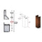 61" Wooden Chimney Extension for Ceilings up to 12.5 ft.